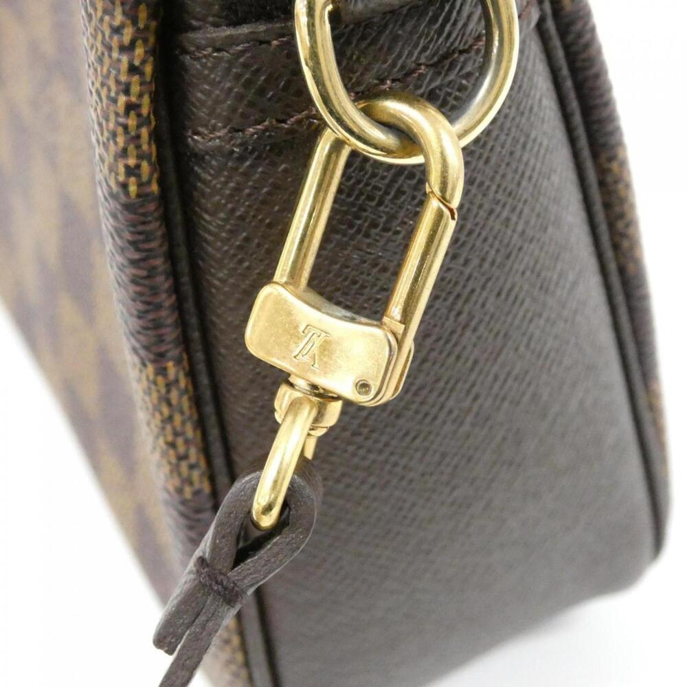 LOUIS VUITTON Brown Damier Pouch - Picture 4 of 6